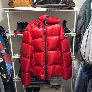 Canada Goose Mens Red Puffer Jacket